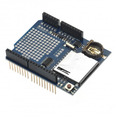 Data Logger Shield Recorder w/  SD card slot - Arduino Compatible